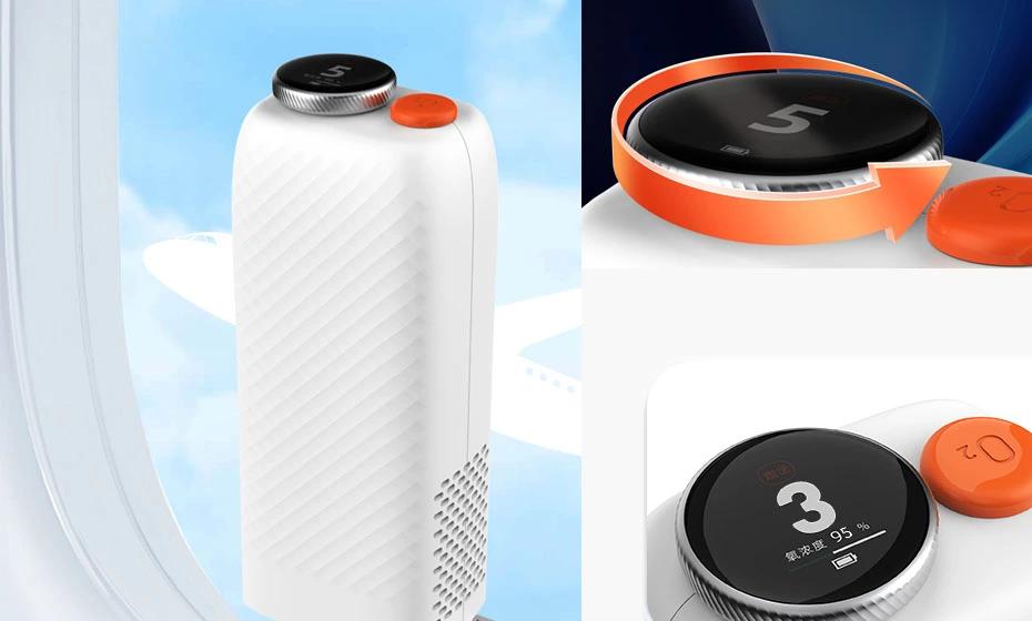 Écran à bouton de qualité médicale Golden Vision, remodelant une nouvelle expérience de production d'oxygène portable