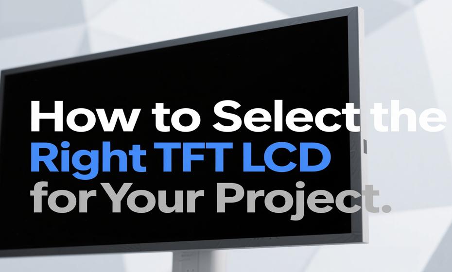 Comment choisir le bon écran LCD TFT pour votre projet&nbsp;?