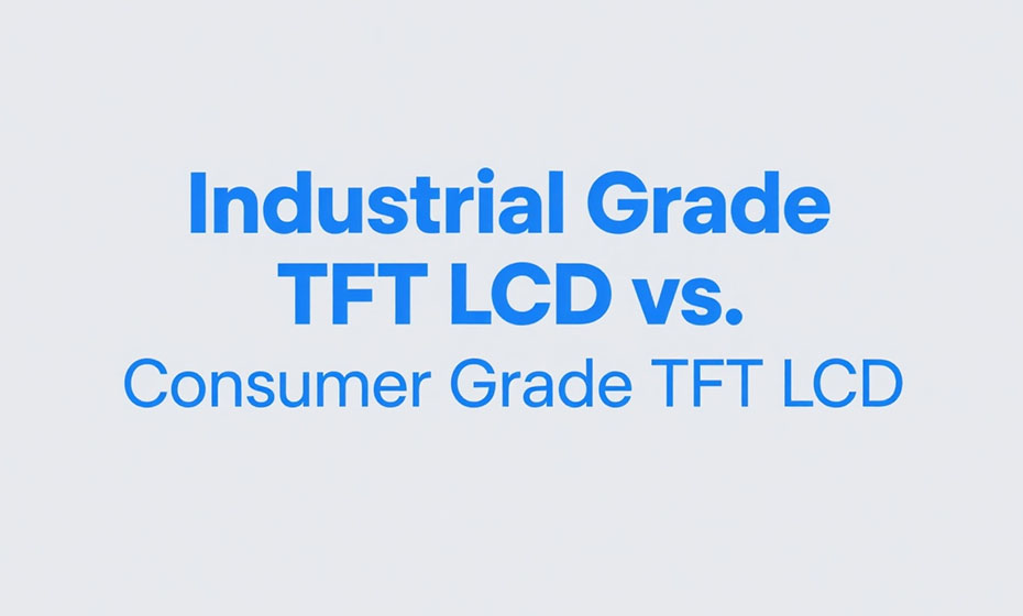 Écran LCD TFT de qualité industrielle vs. Écran LCD TFT de qualité grand public
