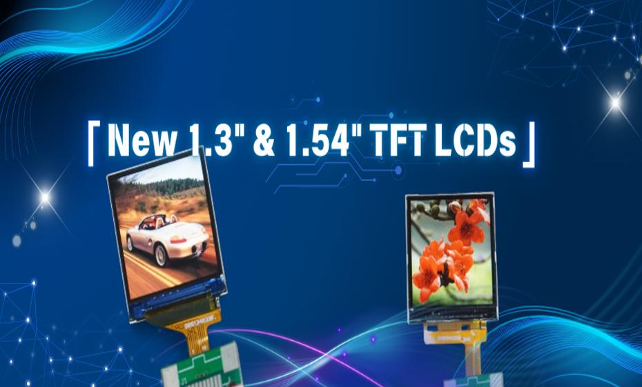 Golden Vision lance de nouveaux écrans LCD TFT de 1,3" et 1,54" : des performances haut de gamme pour les appareils de nouvelle génération