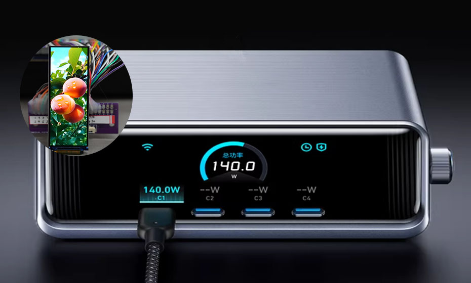 Solution d'affichage intelligent pour batterie externe haut de gamme – Étude de cas d'un écran TFT 3 pouces